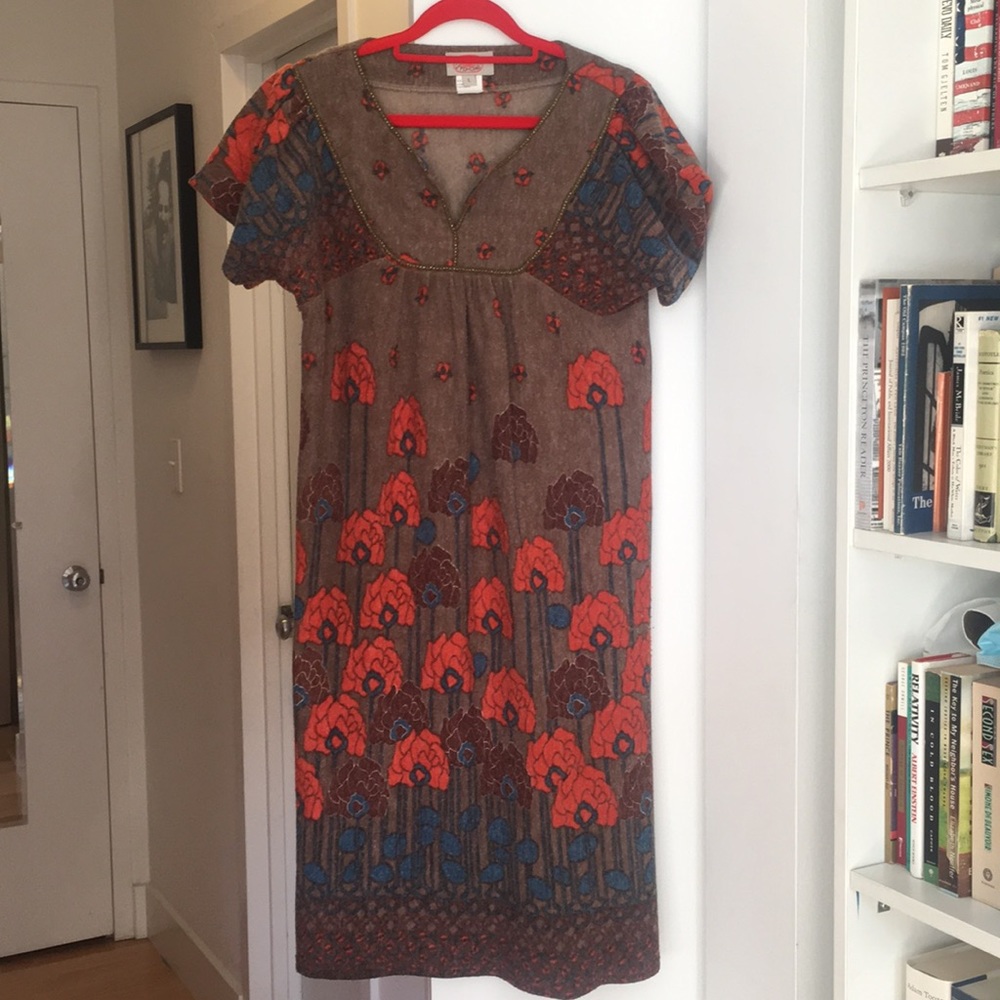 Colorful patterned dress